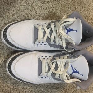 Jordan Sneakers White and Blue